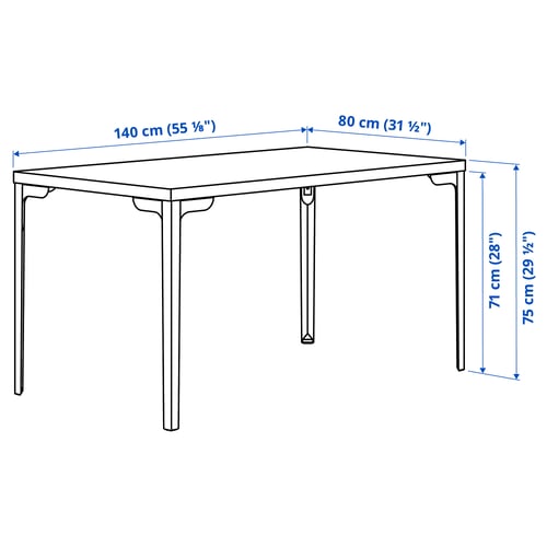 Illustration with measurements for the product: SKÅLSTA.