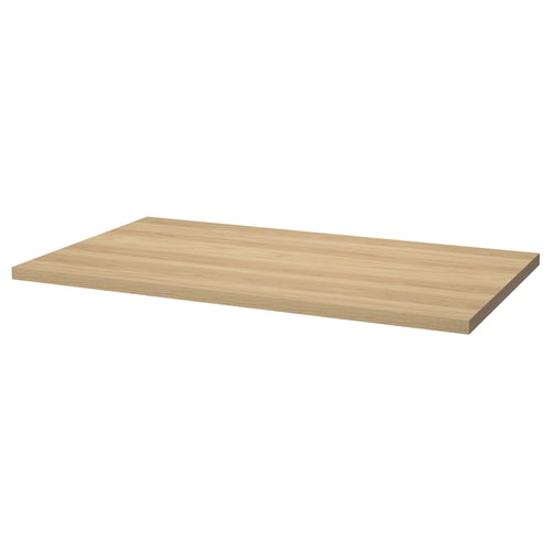 SKÅLSTA Table top, oak effect, 140x80 cm