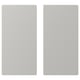 Two grey rectangular panels, likely doors for SMÅSTAD storage, featuring soft rounded edges and a simple, modern design.