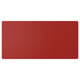 A red rectangular furniture panel from the smastad collection, made of fibreboard.