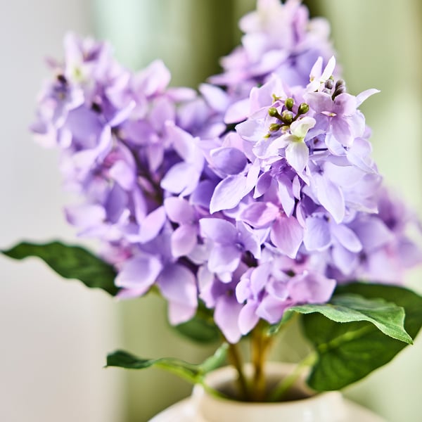 SMYCKA Artificial bouquet, in/outdoor/lilac, 36 cm