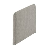 SÖDERHAMN cushion cover, grey, rectangular, textured, zip closure.