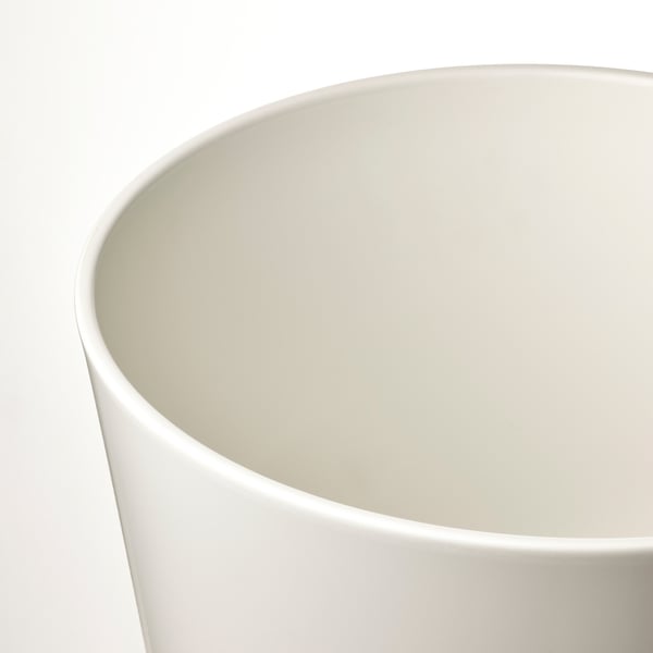 White minimalist planter