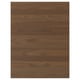 STENSTA dark brown ash veneer kitchen fronts. Wood grain texture, rectangular panels with wide, solid wood handles.
