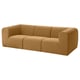 STOCKHOLM 2025 sofa, tan, smooth fabric, rounded shape, modern design.