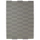 Striped STOCKHOLM rug, handwoven wool, mesmerising pattern, ideal for living/dining.