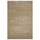 A beige STOENSE area rug with a soft, thick pile and a subtle sheen.
