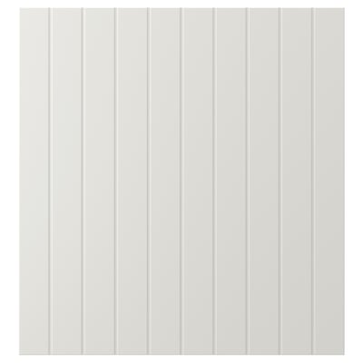 A white SUTTERVIKEN wooden front panel for furniture.