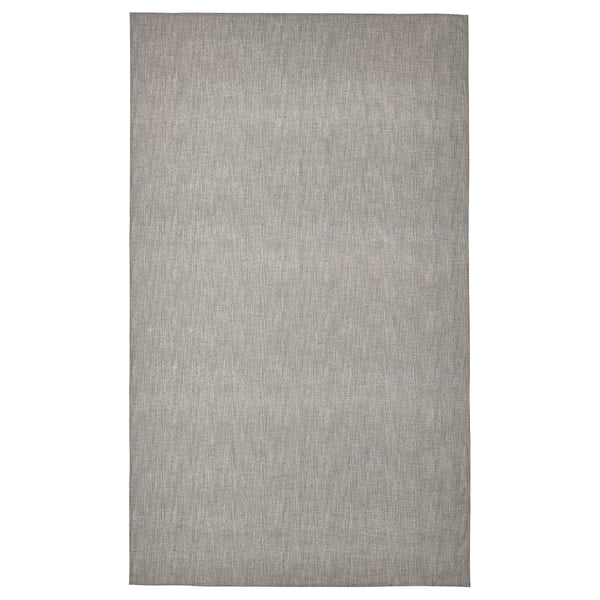 A grey rectangular tablecloth named SVARTSENAP, made of 100% cotton, with a plain design.