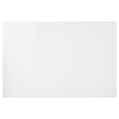 SVENSÅS memo board, white, magnetic, thin, rectangular, hangs horizontal or vertical.