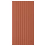 TERRSJÖ Door, red-brown wave pattern, 40x80 cm