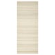 TIDTABELL rug: beige melange, wool surface, cotton back, rectangular, simple design.