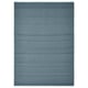 Gray-blue TIDTABELL rug, cotton-wool, flatwoven, comfy & warm, ideal for living spaces or dining tables.