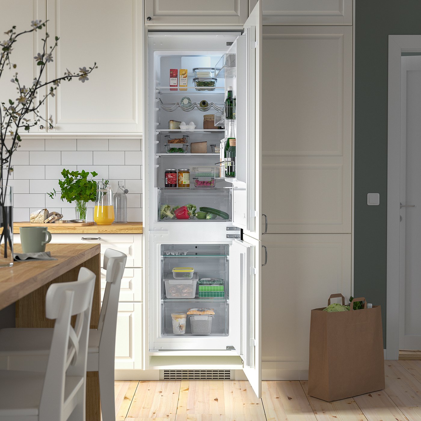 TINAD fridge/freezer, IKEA 500 integrated, 210/79 l - IKEA Lithuania