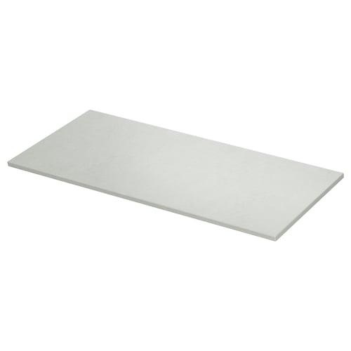 Ikea TOLKEN grey countertop, rectangular, stone effect foil.
