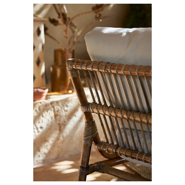 TVARÖ Seat sec for modular sofa, outdoor, brown