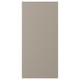 Beige UPPLÖV kitchen cover panel, rectangular, made from recycled materials.