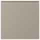 UPPLÖV beige kitchen door, chamfered edges, integrated handle, recycled materials.