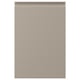 UPPLÖV beige kitchen cabinet with sleek, integrated handle and chamfered edges.