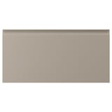 UPPLÖV kitchen cabinet in beige with chamfered edges and integrated handles for a sleek, modern look.