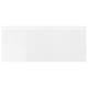 Västervik high-gloss drawer unit in white, particleboard & plastic, rectangular shape.