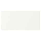 VALLSTENA white kitchen cabinet with smooth surface, rectangular shape, simple design.