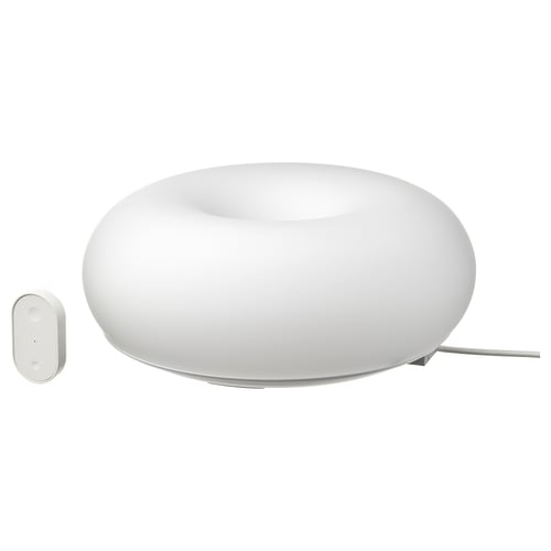 VARMBLIXT LED table/wall lamp, dimmable smart/white glass colour and white spectrum, 30 cm