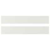 Two horizontal white panels; modern, smooth, rectangular design.