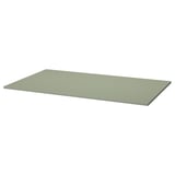 VIHALS light green tabletop, rectangle, melamine finish, simple design.