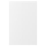 VOXTORP white matte cabinet with modern design and integrated handles.