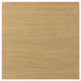 VOXTORP oak finishes drawer fronts, smooth & sleek design, integrated handles, easy clean surface.