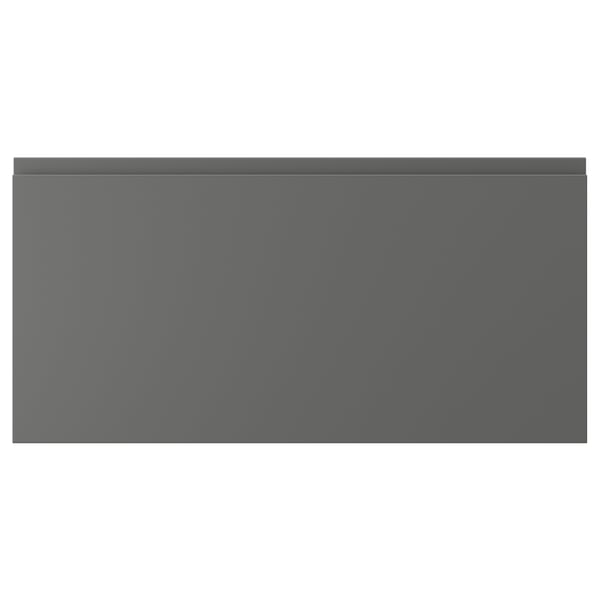 VOXTORP drawer, dark grey, rectangular, sleek modern design, smooth surface, integrated handle.