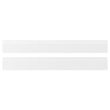 VOXTORP matte white drawer front - smooth, modern, rectangular design with integrated handles.