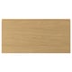 VOXTORP oak drawer front. Modern, smooth design with integrated handles.