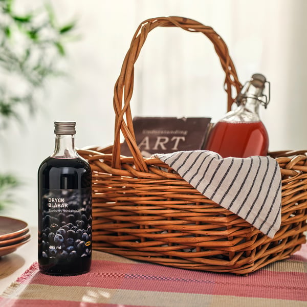 DRYCK BLÅBÄR Mėlynių sirupas, 495 ml