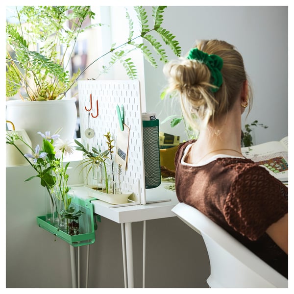 SKÅDIS Pastatoma perforuotoji lenta, balta, 56x37 cm