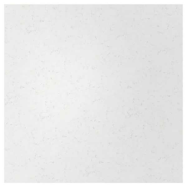 TÄRNHULT Sienelė pagal užsakymą, balta marmuro raštas/stiklo kompozitas, 1 m²x1.2 cm