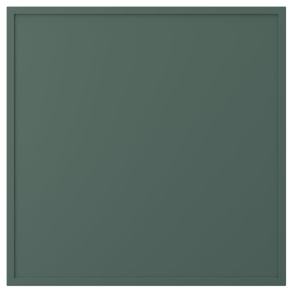 ASPUDDEN Дверь, темный серо-зеленый, 60x60 см