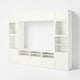 BESTÅ Комбинация для ТВ/стеклянные дверцы