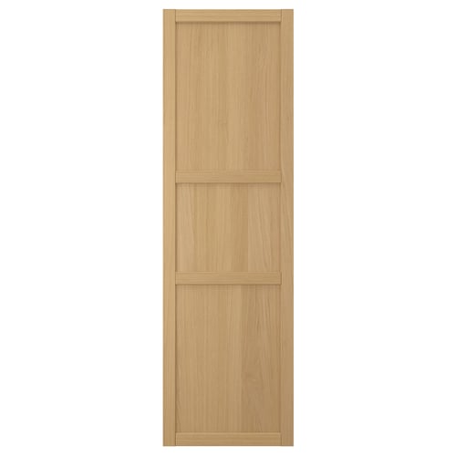 Дверца шкафа из натурального дуба - брус с рамами