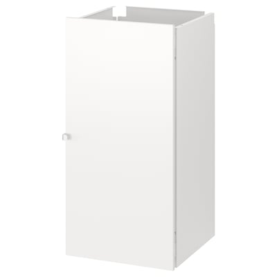 Белый стальной шкаф JOSTEIN, однодверный, вертикальное хранение.