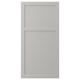 LERHYTTAN светло-серая дверца шкафа. Каркас из массива дерева, скошенные края, панель из шпона. Классический, традиционный дизайн.