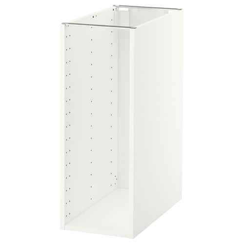 Кухонный шкаф Ikea METOD, белый, прямоугольный с регулируемым стеллажем.