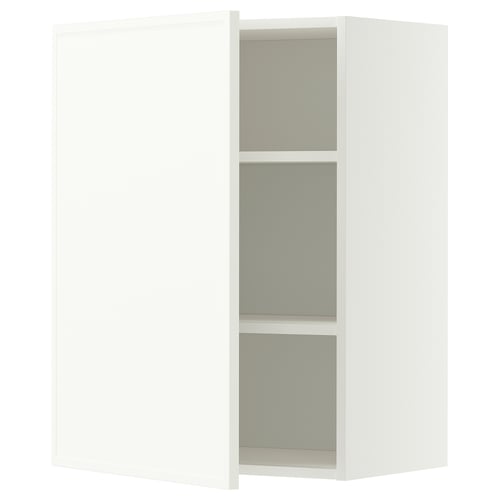 METOD Навесной шкаф с полками, белый/Aspudden матовый белый, 60x80 см