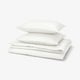 NATTJASMIN Пододеяльник и 2 наволочки, белый, 200x200/50x60 см