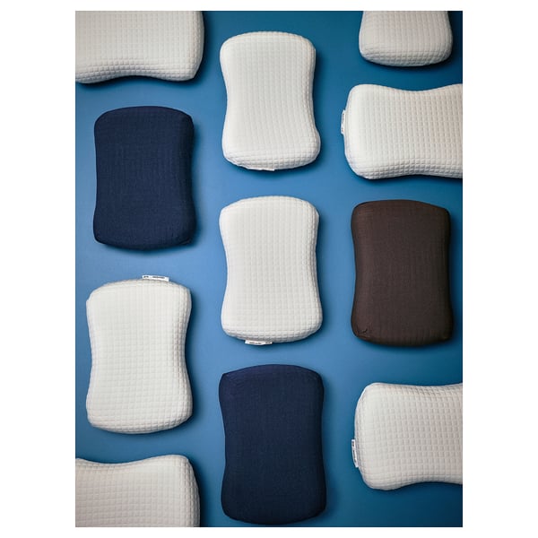 NORDSTÅLÖRT Эргоном. подушка д/сна н/боку/спине, 35x50 см