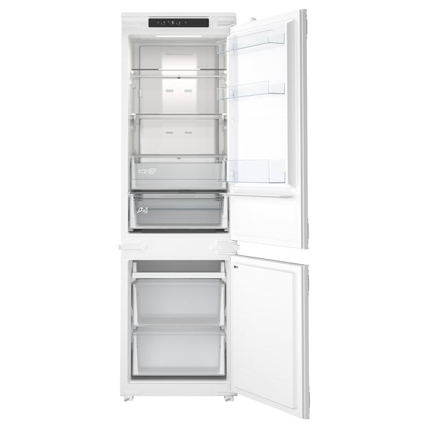 ÖVERNÄS Холодильник/ морозильник, IKEA 700 встраиваемый, 193/74 л