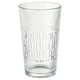 Стеклянная ваза SMÄLLSPIREA, прозрачная, ребристого дизайна, элегантная.