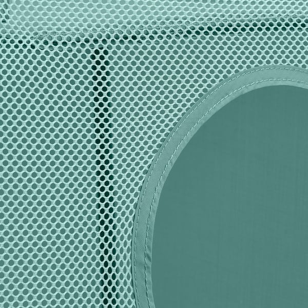 Сумка для хранения с сетчатыми стенками, прочной конструкцией, закругленными углами, удобна для переноски и моется.