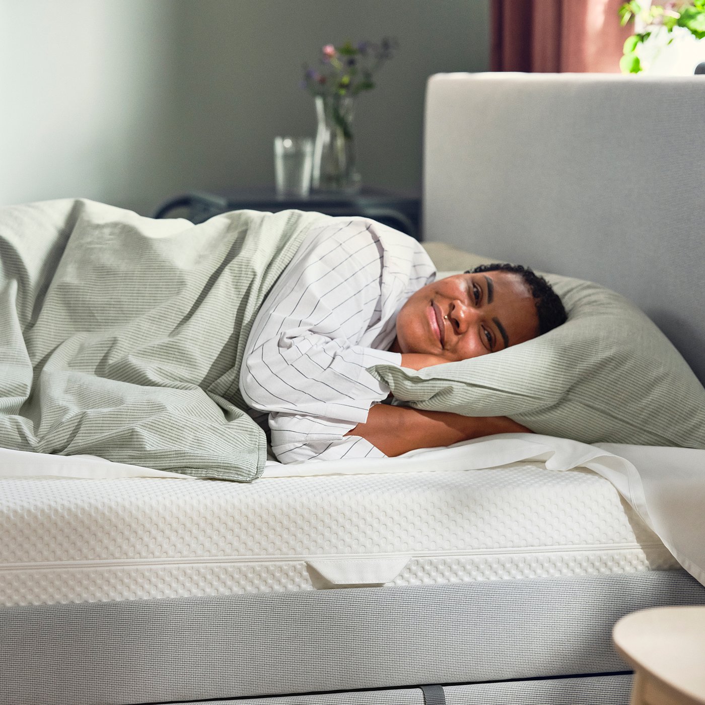 ÅBYGDA foam mattress, firm/white, 120x200 cm - IKEA Latvia